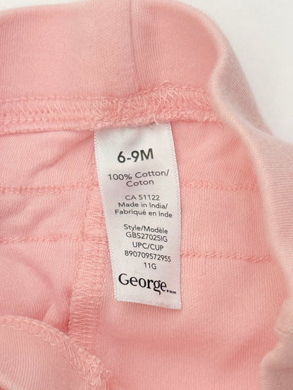 George Ruffle Waist Footed Pants 6-9M