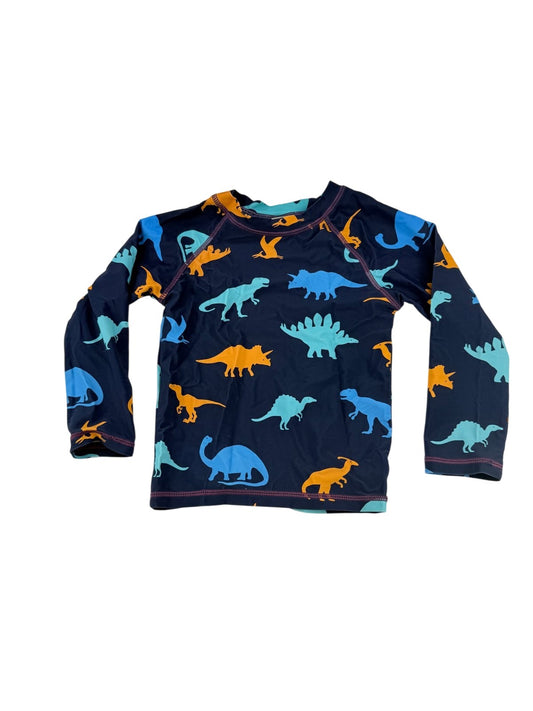 Dinosaur Print Long Sleeve Rashguard Size 3-4Y