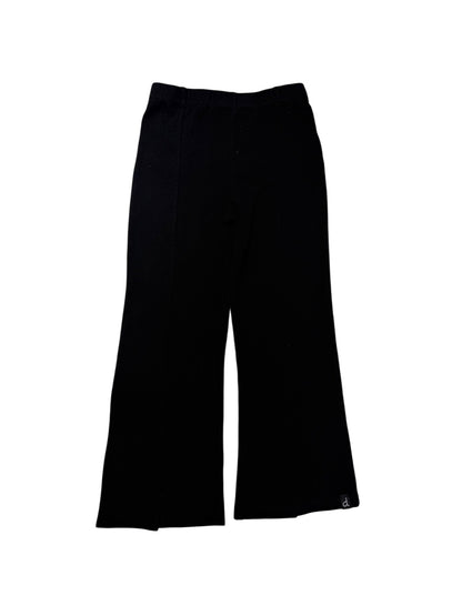 Deux Par Deux Black Flare Pants Size 5-6Y