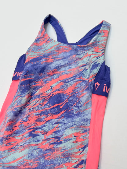 Ivivva Marbled Print Racerback Tank Size 7