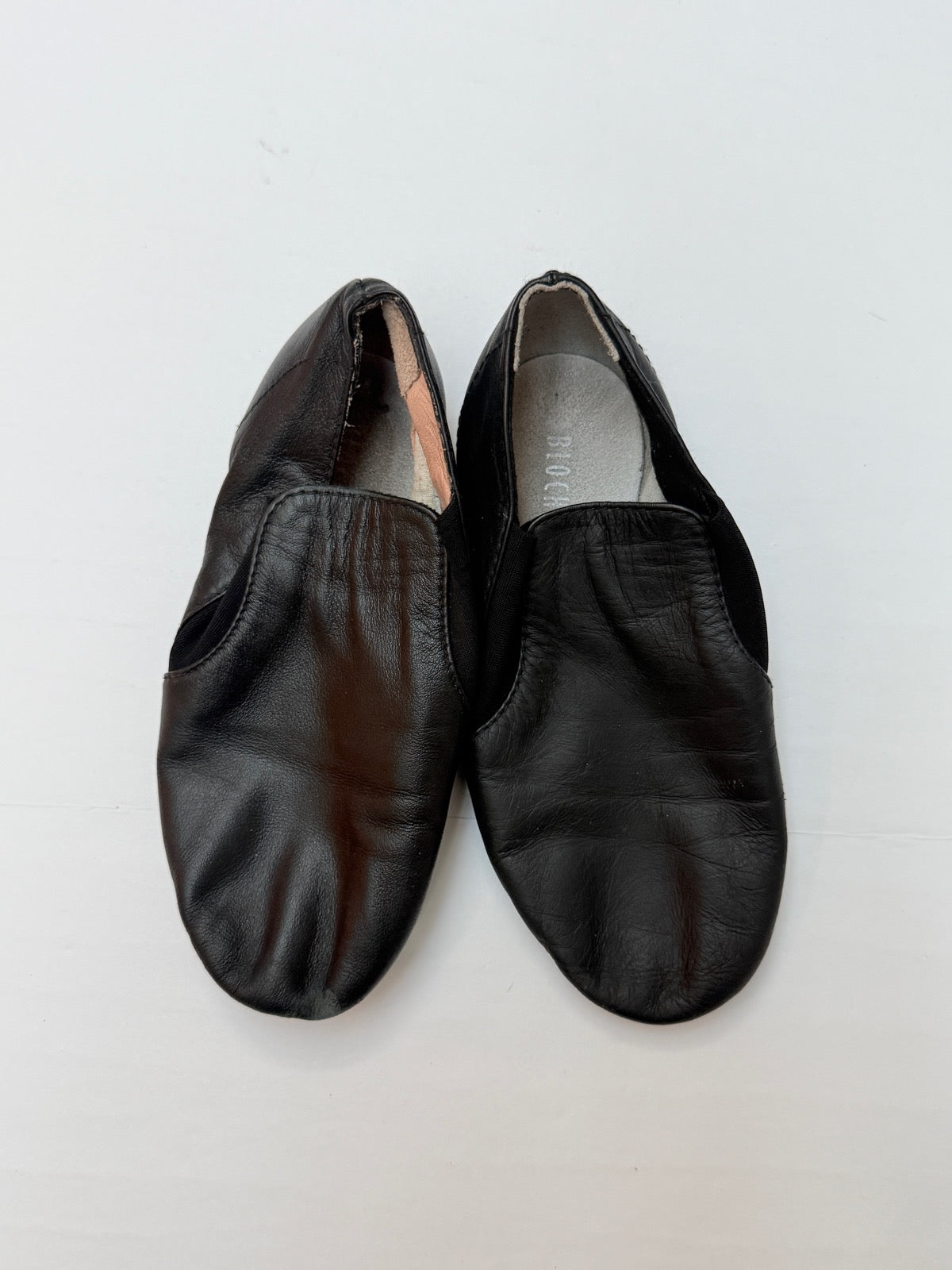Bloch Black Leather Jazz Shoes Size 10