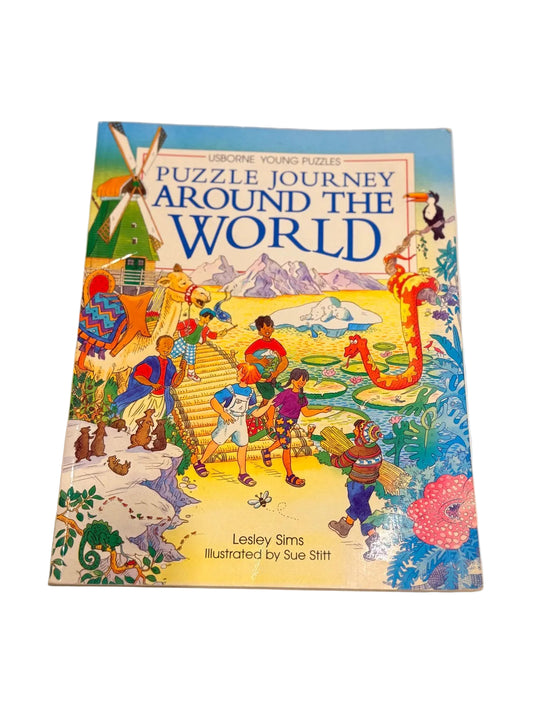 Usborne Puzzle Journey Around the World Book