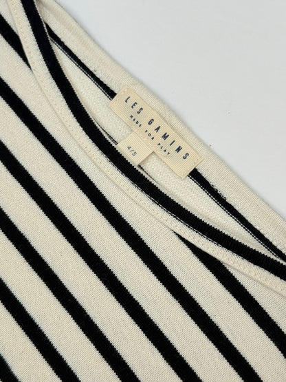 Les Gamins Striped Long Sleeve Top Size 4-5