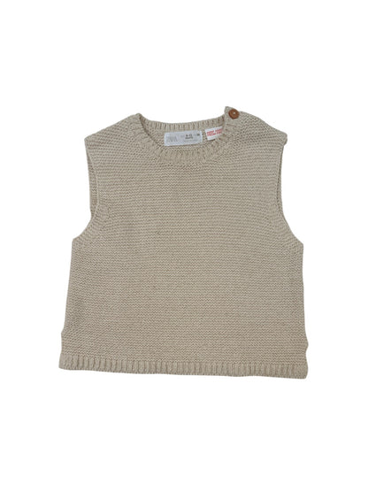 Zara Knit Sweater Vest 9-12M