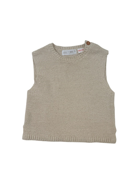 Zara Knit Sweater Vest 9-12M