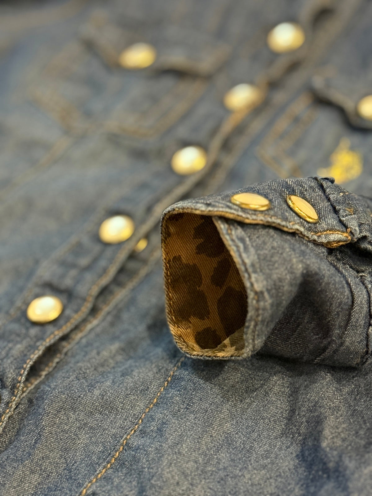 U.S. Polo Assn Denim Snap Shirt Size 2T