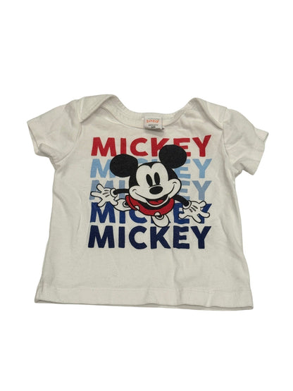 Disney Baby Mickey Mouse White T-Shirt 3M