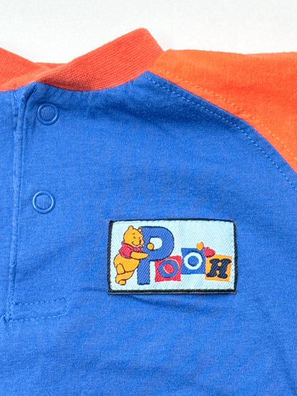Pooh Colorblock Snap Bodysuit 3M