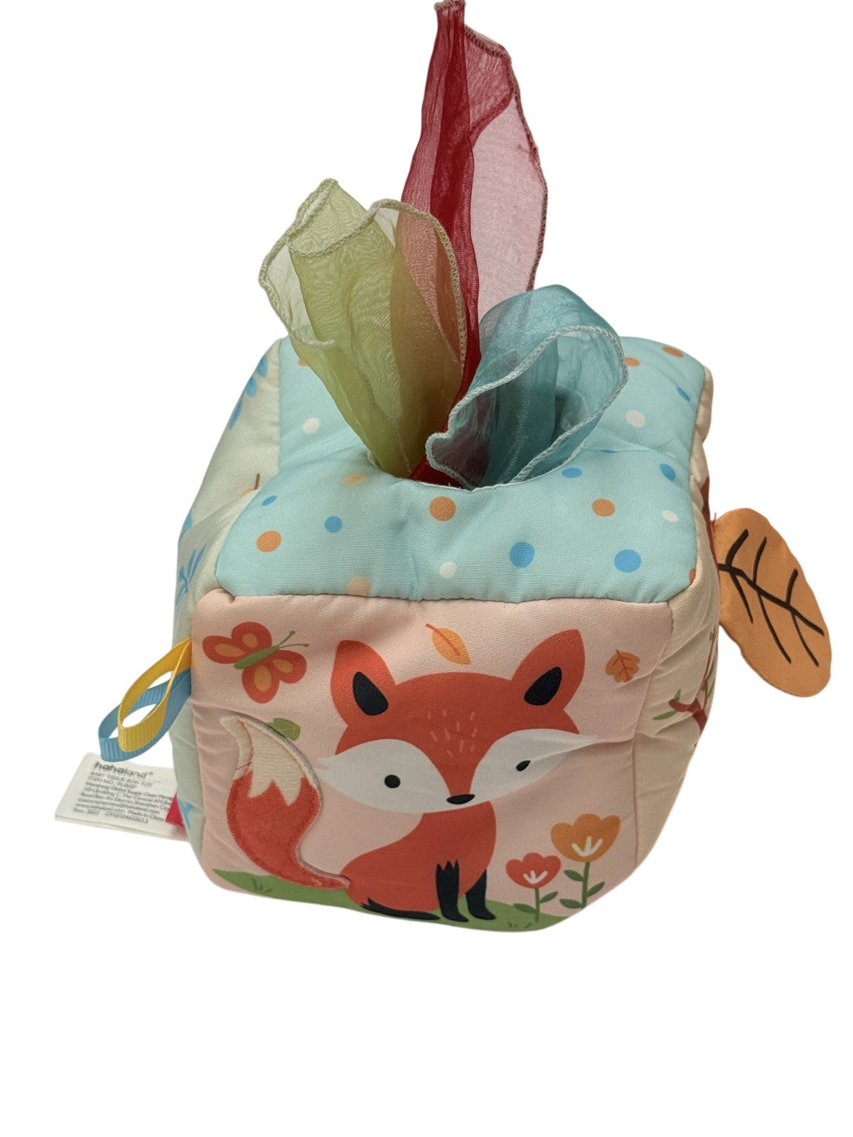 Hahaland Baby Sensory Tissue Box Toy