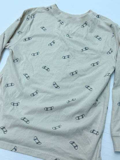 Carter's Skateboard Print Long Sleeve T-Shirt Size M