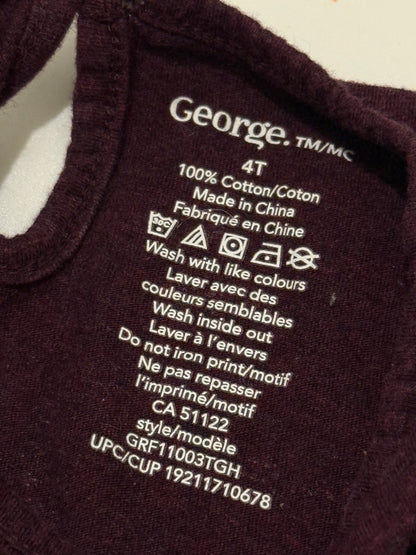 George Donut Hot Air Balloon Peplum Top 4T