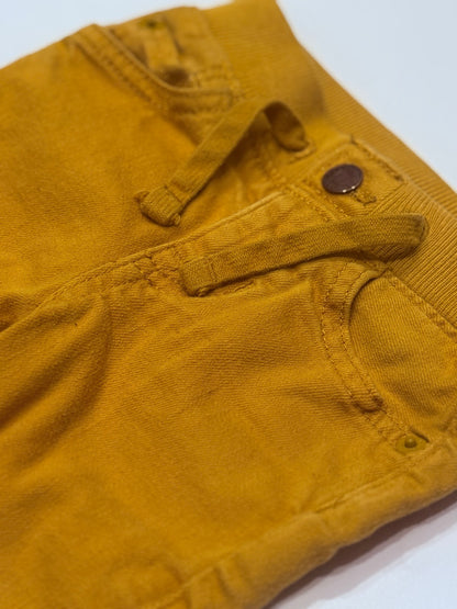 Baby Gap Mustard Yellow Pull-On Jeans 6-12M