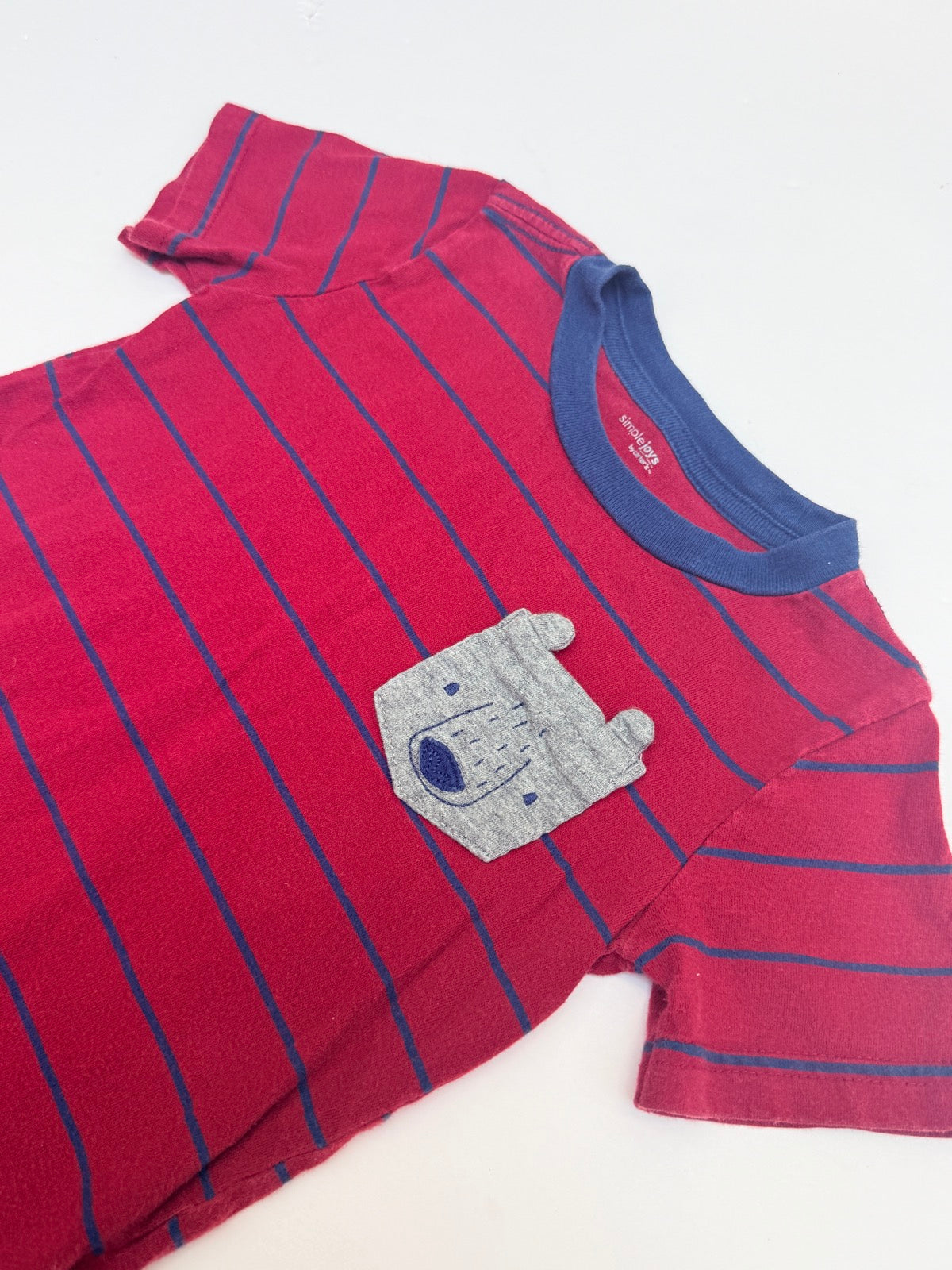 Simple Joys by Carter's Striped Bear Tee 2T