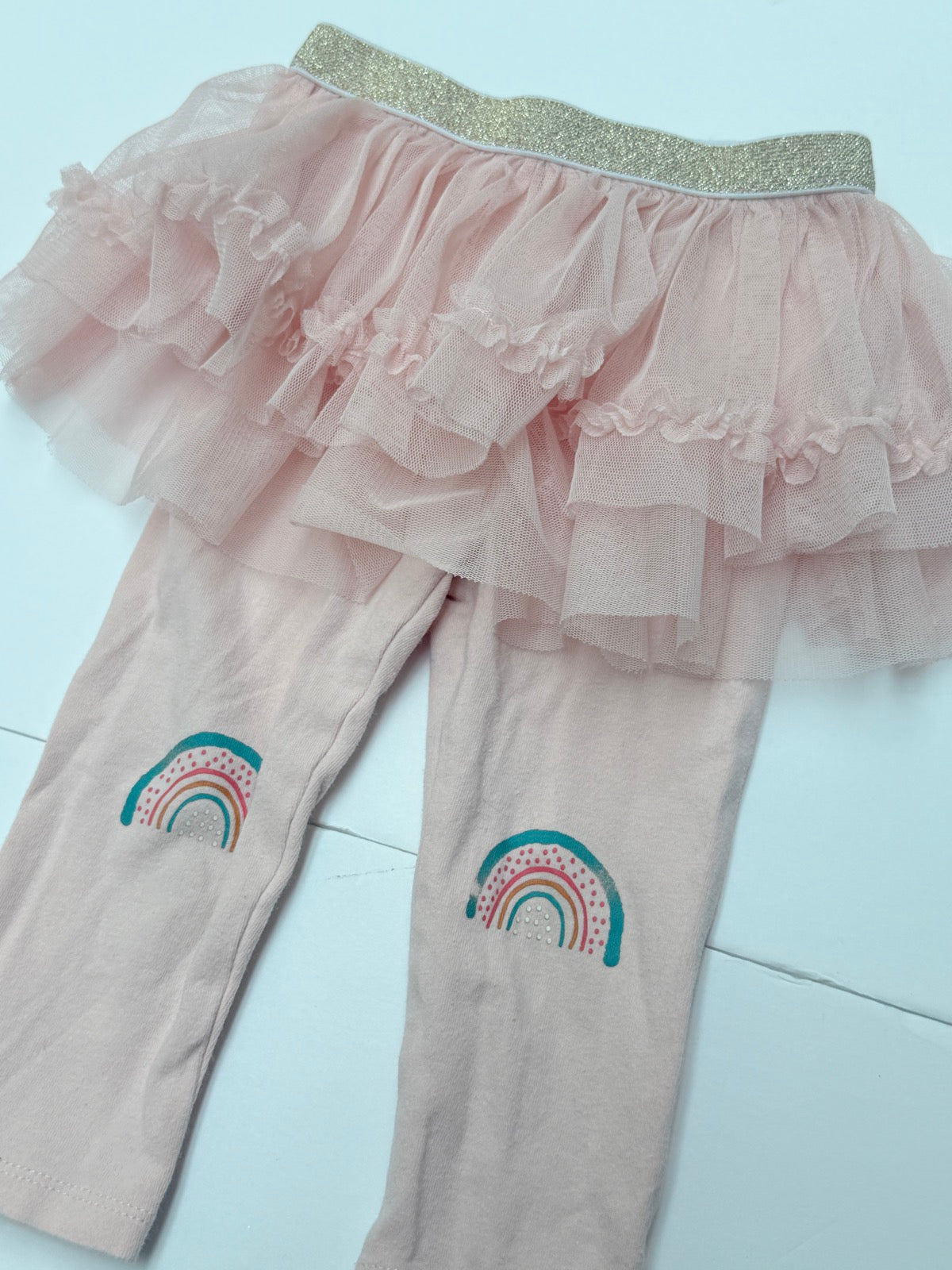 Petit Lem Rainbow Tutu Leggings 12M