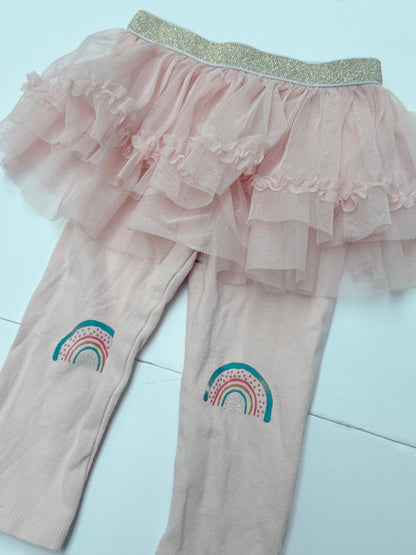 Petit Lem Rainbow Tutu Leggings 12M