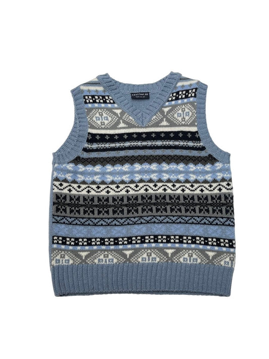 Next Fair Isle Knit Vest Size 2-3Y