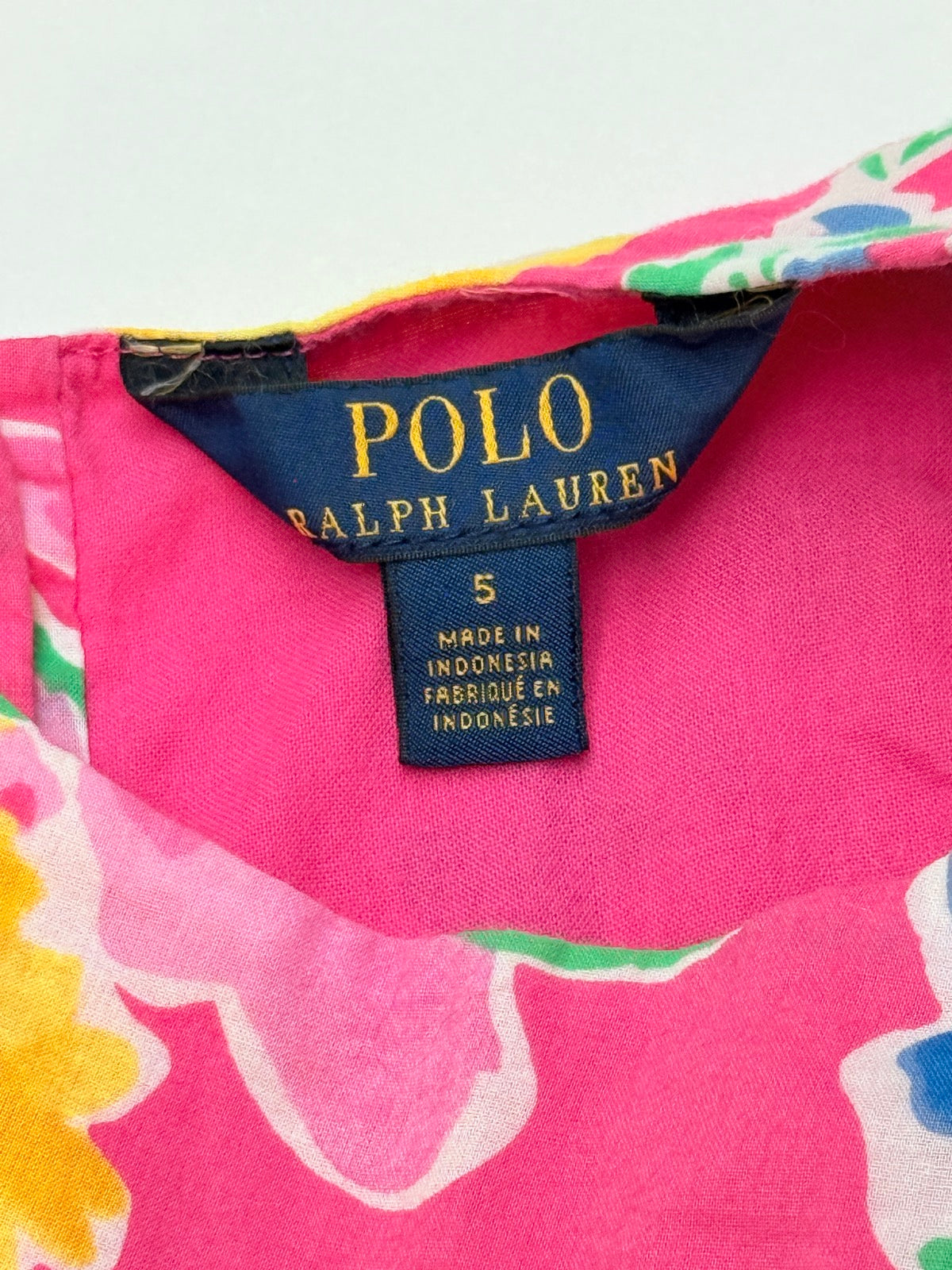 Polo Ralph Lauren Floral Cotton Dress Size 5