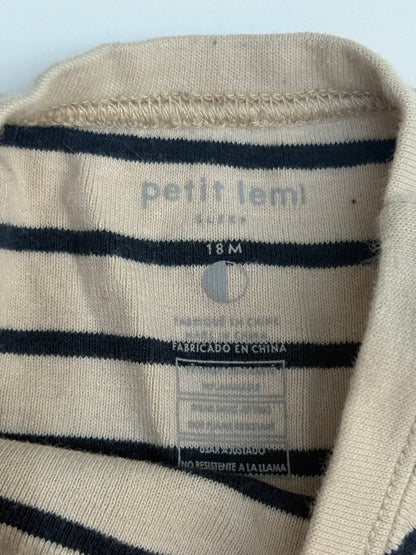Petit Lemi Striped Pajama Set 18M