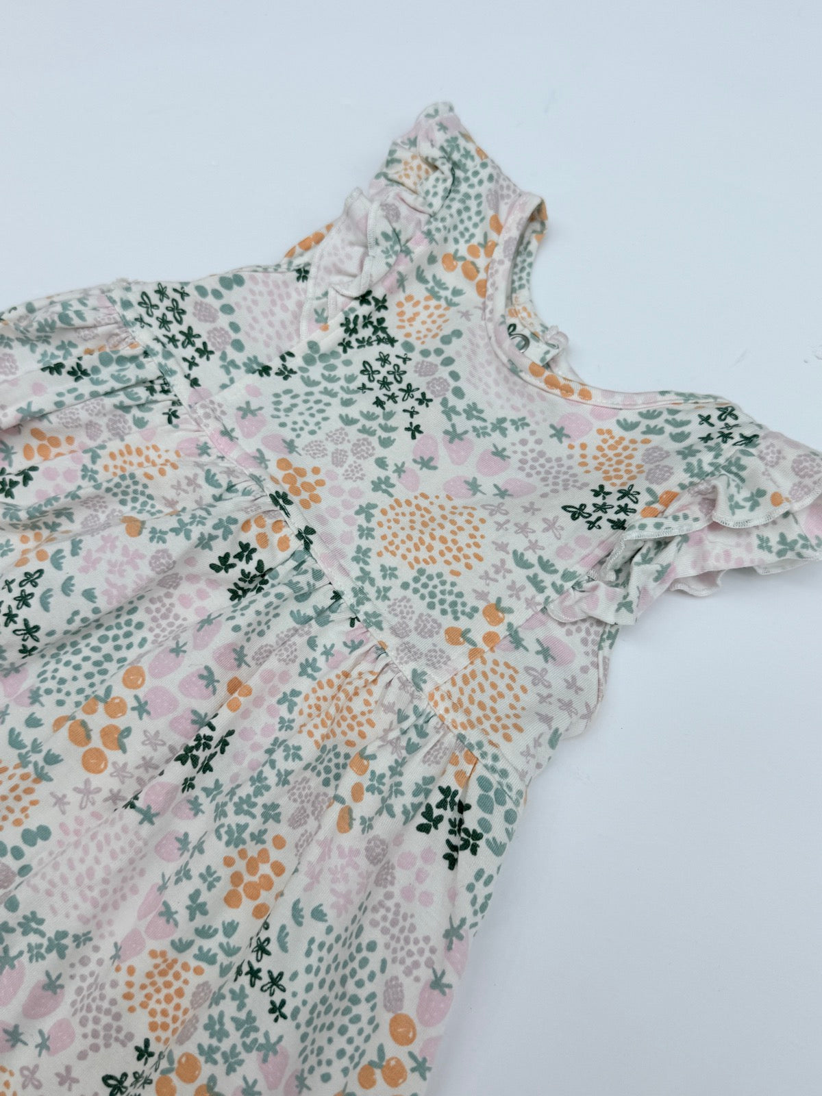 Coccoli Floral Fruit Print Dress 18M