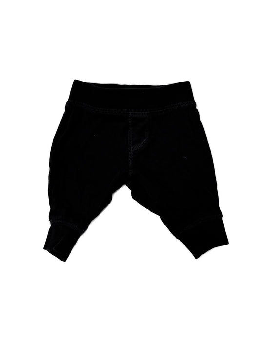 George Baby Black Jogger Pants 0-3M