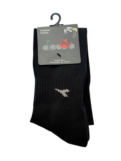 Diadora Soccer Sock Black Medium