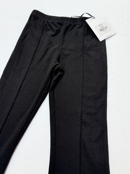 NWT - deux par deux Black Flare Pants Size 8