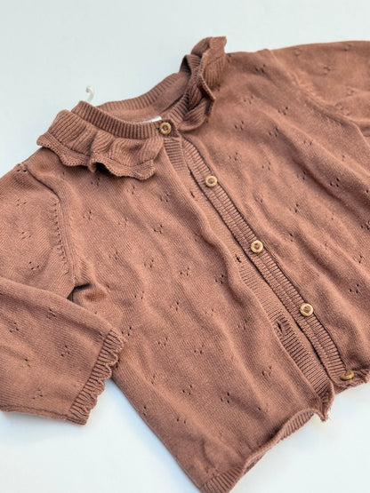H&M Pointelle Knit Cardigan 6M