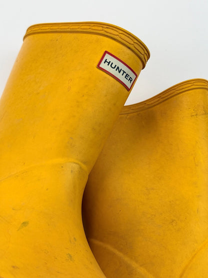 Hunter First Classic Yellow Rain Boots Size 3