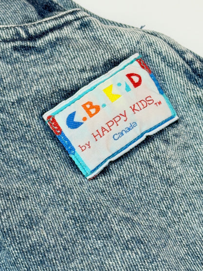 C.B. Kid Happy Kids Denim Overalls Size 3X