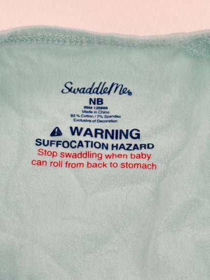 SwaddleMe Mint Zip Sleep Sack Sack NB