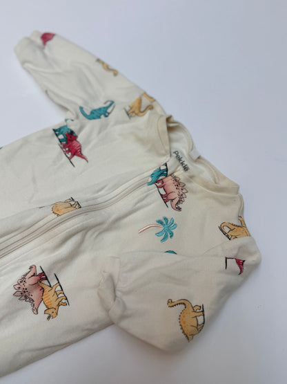 Pekkle Dinosaur Footed Sleeper 3M