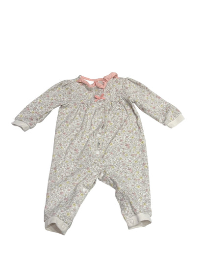 Dear Happy Smile Floral Romper 6M
