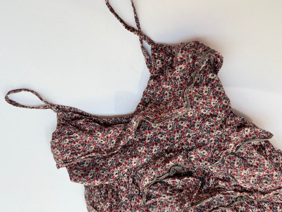 Taboo Floral Ruffle Cami Top Size 6