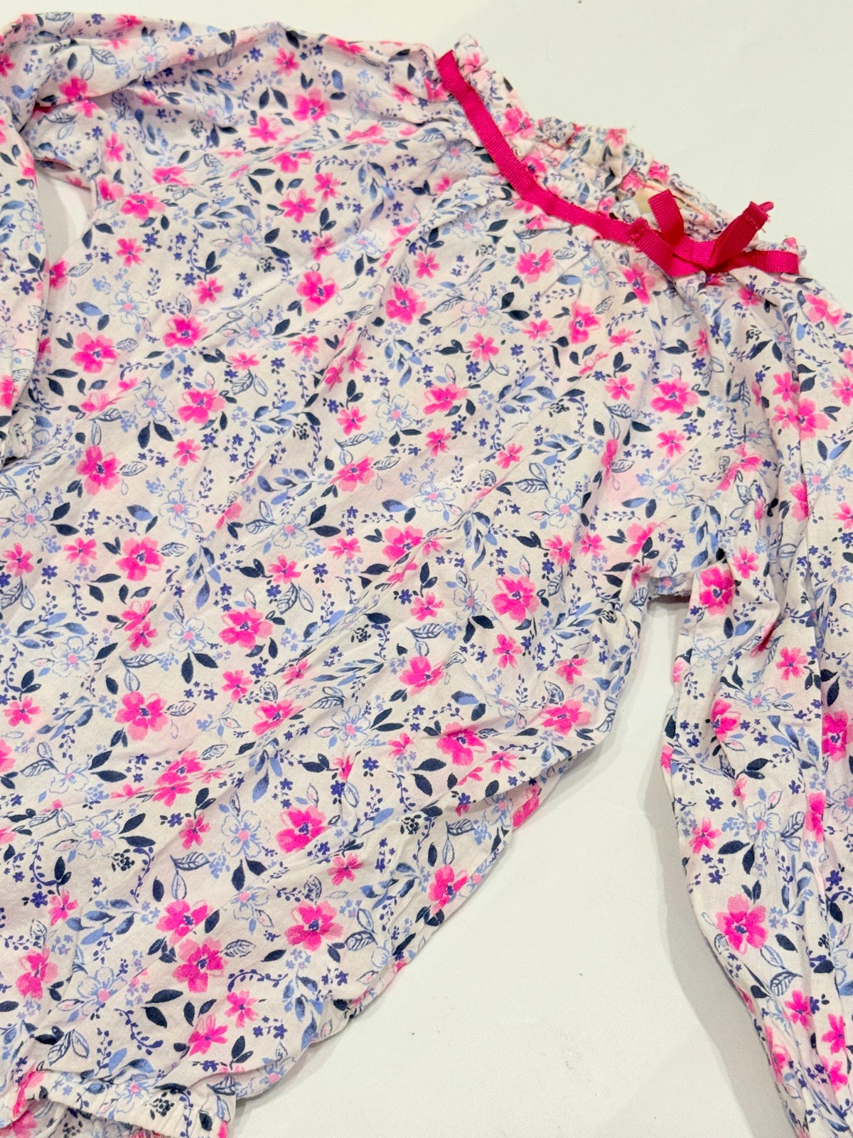 OshKosh B'gosh Floral Blouse Bodysuit 24M