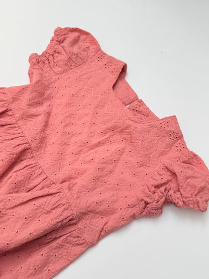 Daily Brat Pink Eyelet Dress 3-4Y