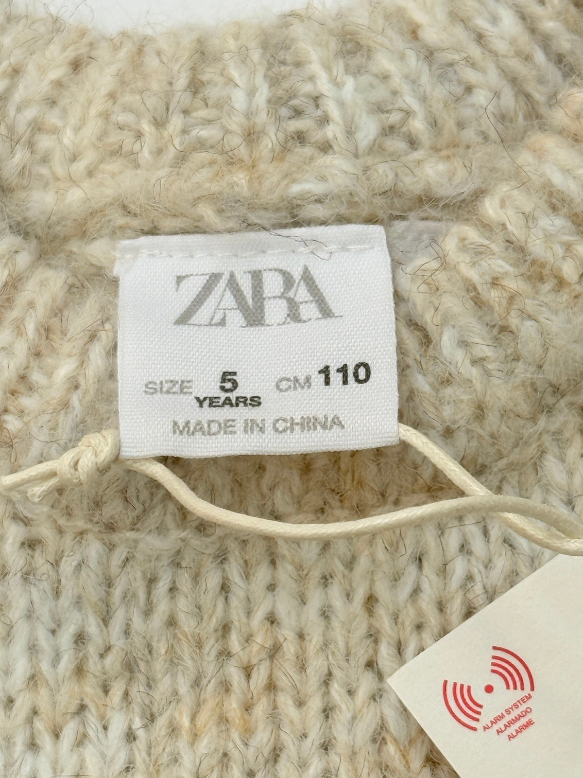 NWT - Zara Fair Isle Knit Sweater Size 5Y