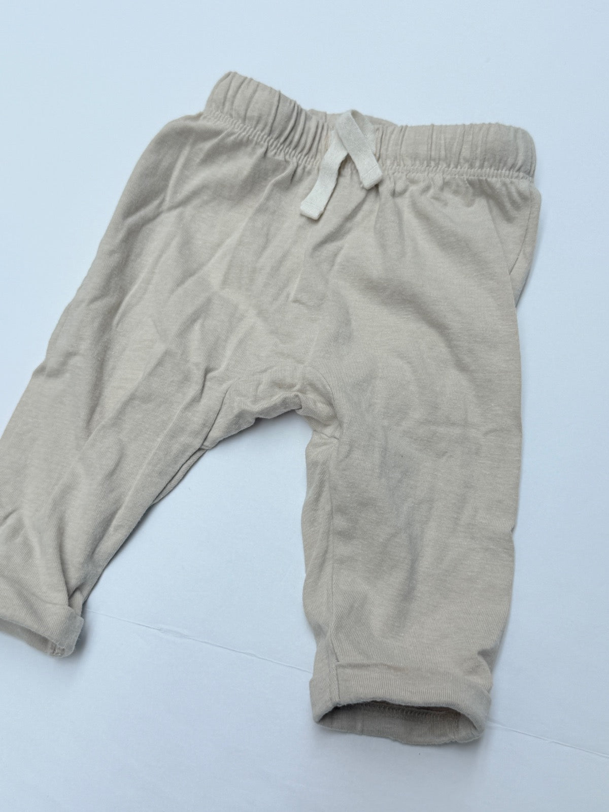 Old Navy Beige Jersey Pants 3-6M