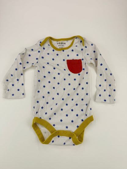 Baby Boden 4-Pack Long Sleeve Bodysuits 9-12M