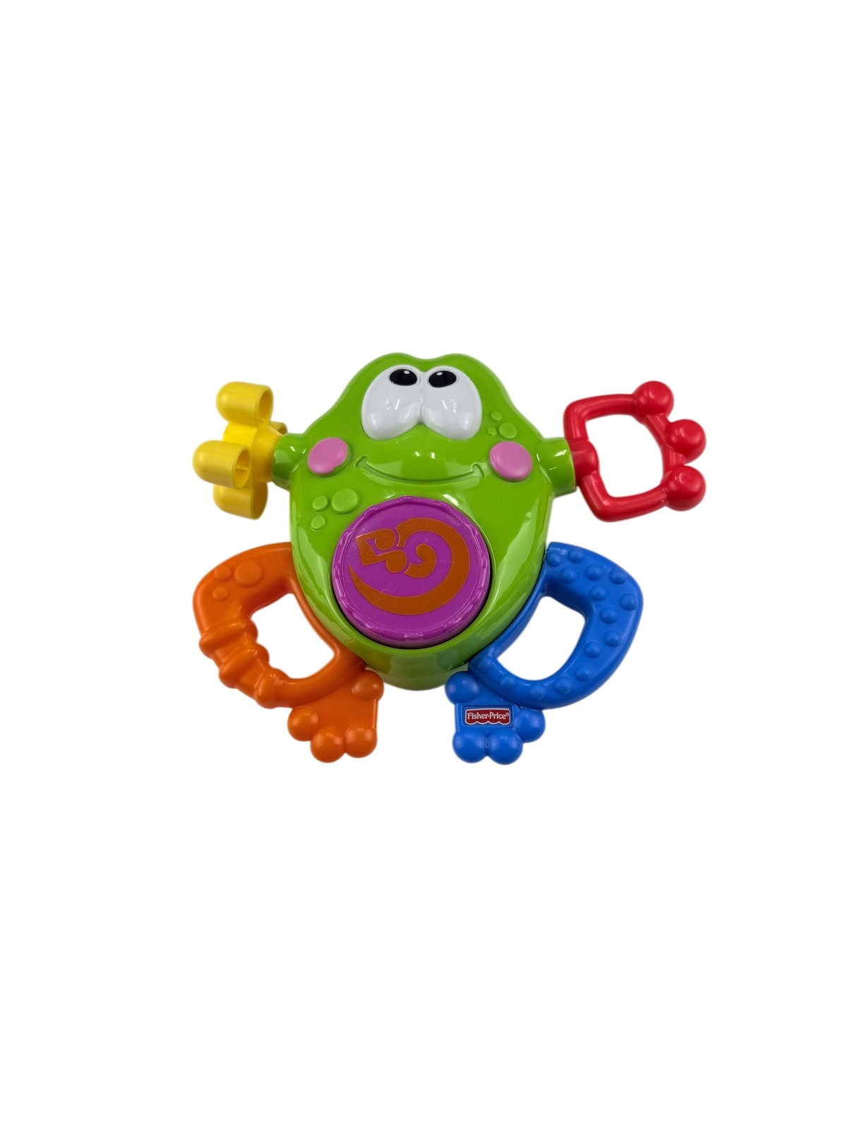Fisher-Price Musical Frog Teether Rattle Toy