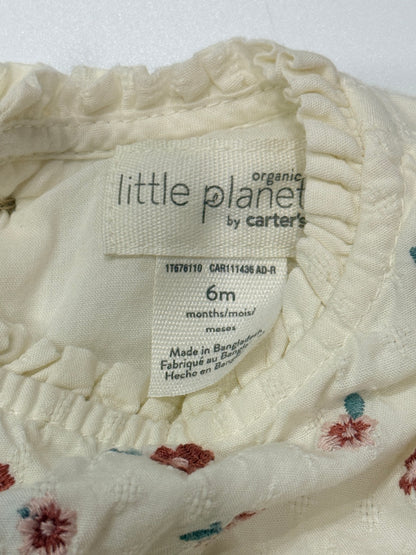 Little Planet by Carter's Floral Blouse 6M