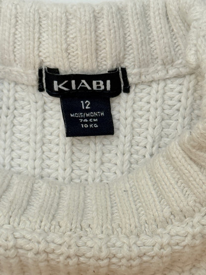 Kiabi Crocodile Knit Sweater Size 12M