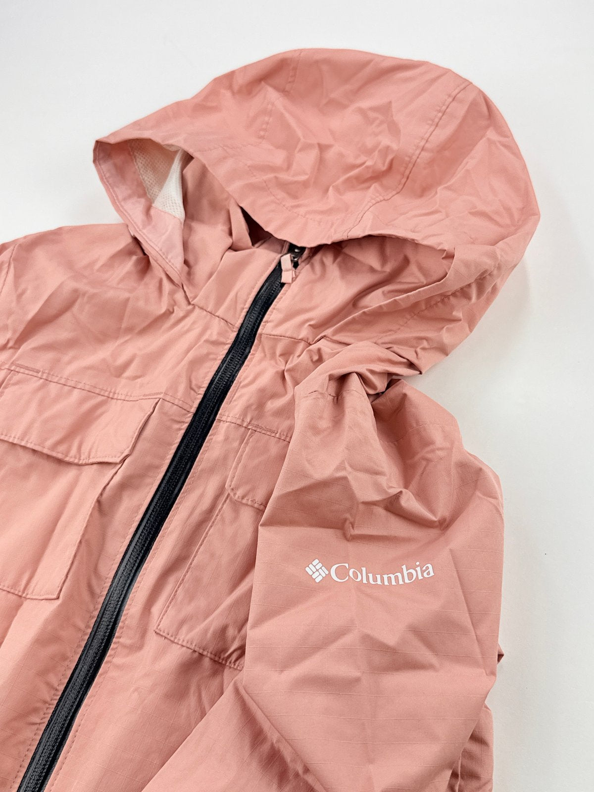 Columbia Pink Hooded Jacket Size 8