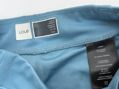 Lolë Blue Biker Shorts Size 4/5