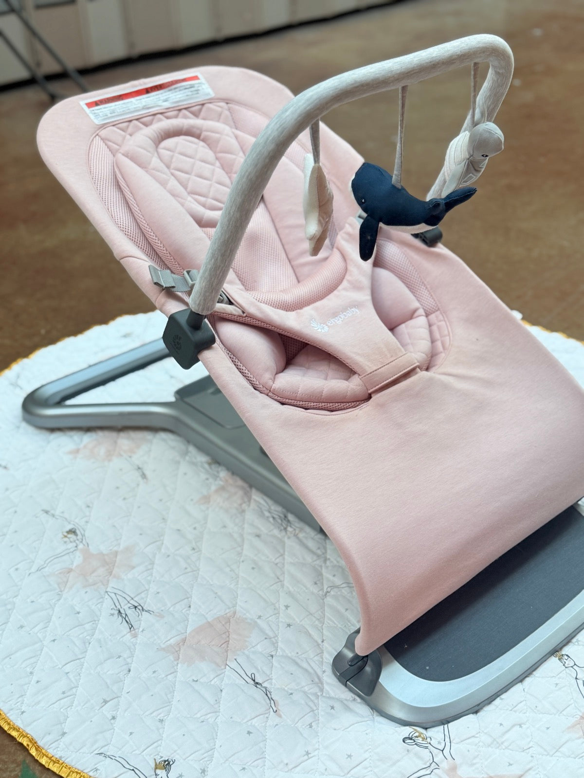 Ergobaby Evolve 3-in-1 Bouncer Blush Pink