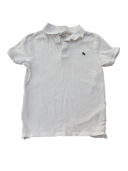 H&M White Polo Shirt Size 8-10Y