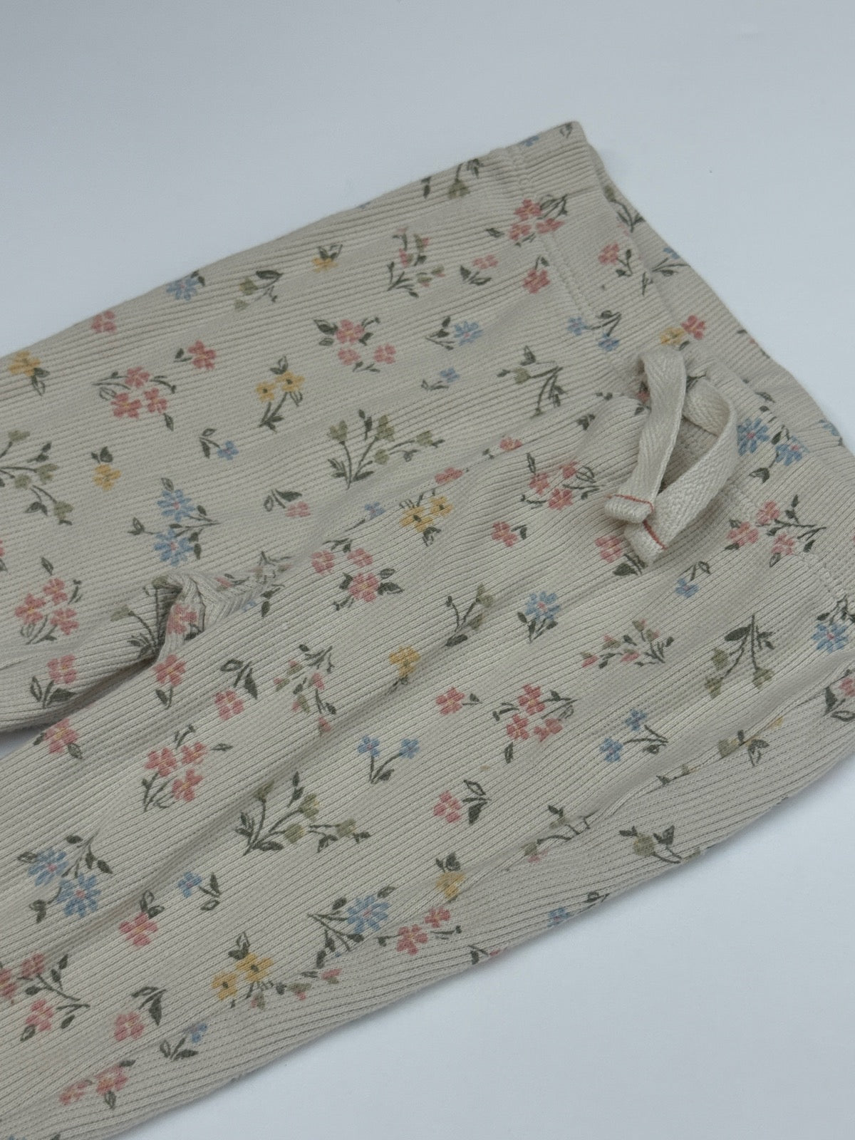 Carter's Floral Ribbed Pants 9M