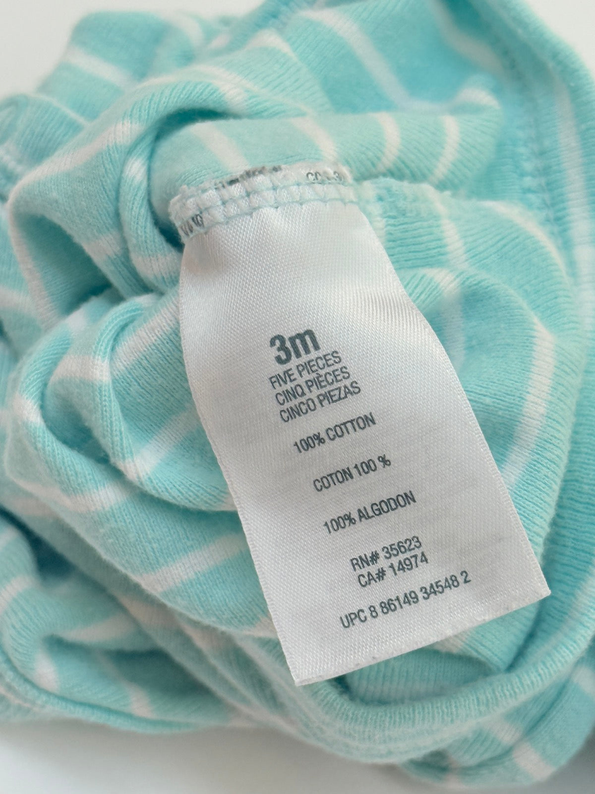 Carter's Striped Bodysuit Set 3m