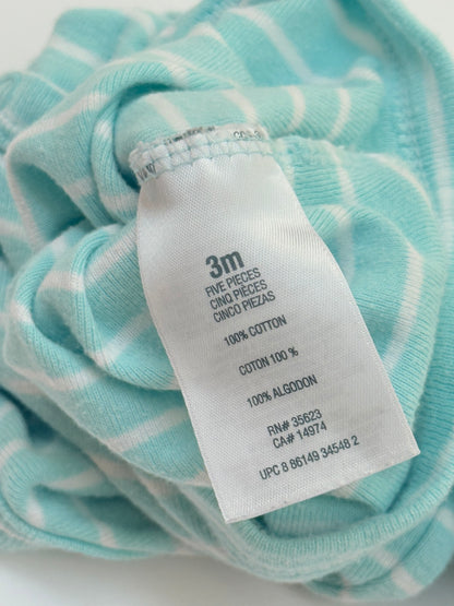 Carter's Striped Bodysuit Set 3m