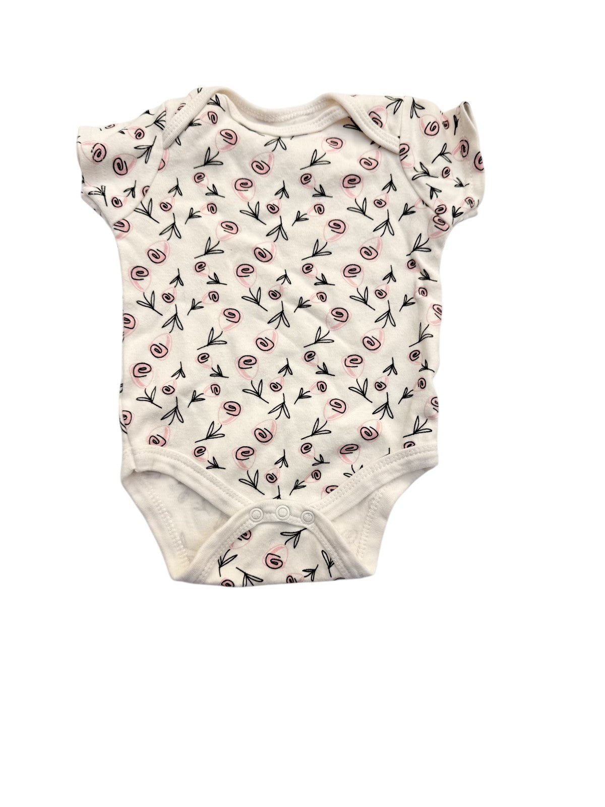 Chick Pea Floral Print Bodysuit 3-6M