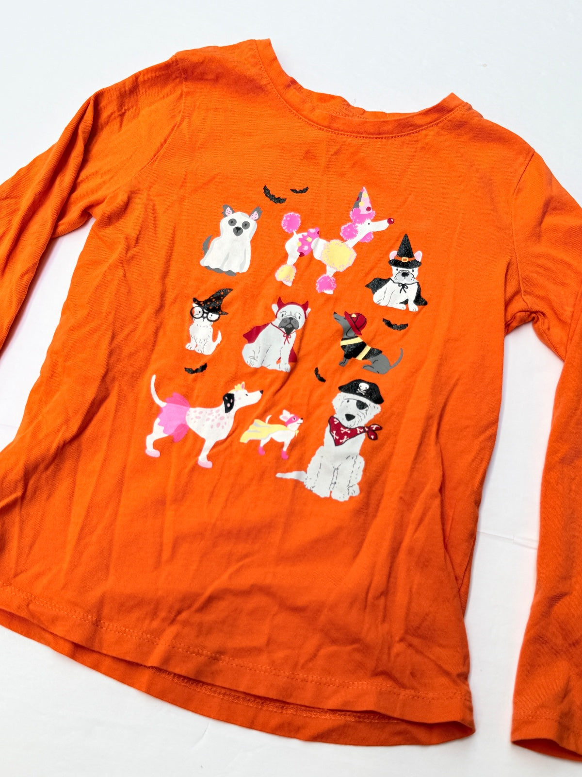 George Halloween Dogs Long Sleeve T-Shirt Size 6